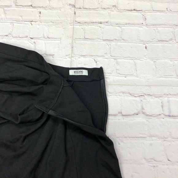 Moschino Cheap and Chic Women Skirt US Size 6 Black Rayon Blend B238 -3 - Picture 13 of 16